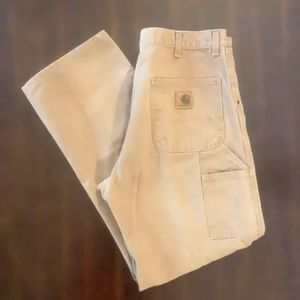 Men’s Carhartt Heavy Cotton Duck Work Pants sz 36